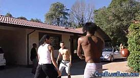 Buxom Whore Gang Banged With Deep Intensity