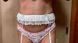 Cute Asian Bunny Girl Enjoys Anal Plug and Sexy Lingerie with Nipple Accessories