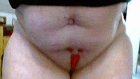 Mature Booty Spreading in Short Panty Parade with Thongs, G-Strings, Teasing Ass, and Natural Tits