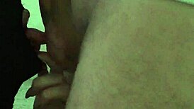 Married Slut Hides Face During Sloppy Head Affair