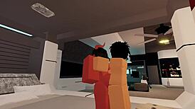 Slut Gets Fucked By Random Guy In Roblox.