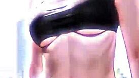 Leticia models in a sexy bikini, feeling confident