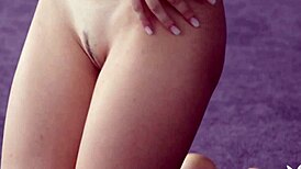 Stunning petite Romanian milf bares all in sultry Playboy solo video.