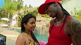 lana, can you resist that big black cock?