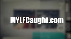 stepson caught stealing, so stepmom jessica ryan paid with a wild office gangbang