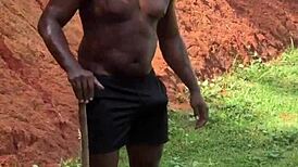 hot construction worker fucks boss's wife raw on the job site