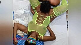 the bbw puta cums in my mouth after handjob