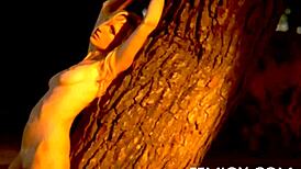 German Busty Blonde Teen Corinna Shines at Sunset