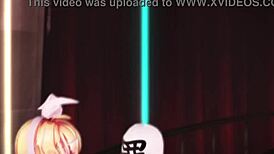 金发Kagamine Rin 3D性爱舞呻吟