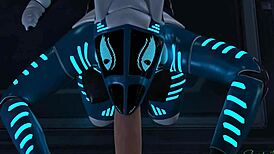 嘿，有一群5个毛茸茸的人在狂欢，展示大屁股和天然大奶，同时猛烈口交和肛交