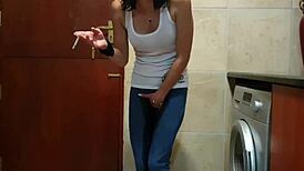 Pisswhore's Wet Jeans Striptease