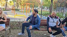 i messed up and let christen courtney gag on my dick in this rough 3 on 1 dp with ass to mouth and cum in mouth