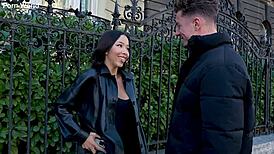 Flirtacious Waitress Lia Lin Enjoys FIRST DATE FUCKING!