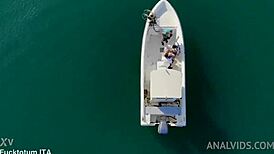 Double penetration on the boat with rebecca volpetti ms004?