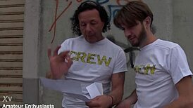 Svetlana gives crazy blowjobs in wild orgy with double penetration.