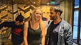 i messed up and let christen courtney gag on my dick in this rough 3 on 1 dp with ass to mouth and cum in mouth