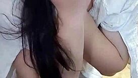 Horny Brunette LAMMY PIXEL STRIPTEASES Gorgeous ASS