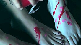 Redhead barefoot feet crave kinky tickling games