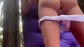 Professor Drills My Ass with Sex Toy in Wild Amateur Session