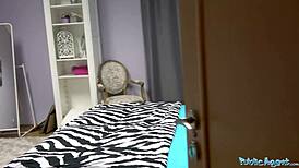 suggestive public agent spills cum on heidi van horny's drenched pussy in car