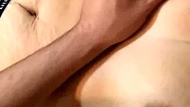 Discover The Beauty Of Her Natural Tits And Belly During An Amateur Massage