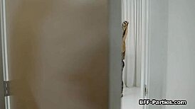 pajama party turns wild with foursome cocking and hardcore pov