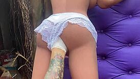 Professor Drills My Ass with Sex Toy in Wild Amateur Session