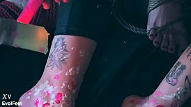 Redhead barefoot feet crave kinky tickling games