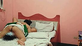 hot asian chubby pinay girl gets missionary sex in hotel and swallows cum