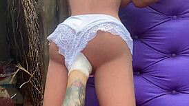 Professor Drills My Ass with Sex Toy in Wild Amateur Session