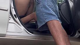 I invite a stranger to my car for sex, and we get caught