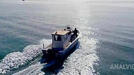 Double penetration on the boat with rebecca volpetti ms004?