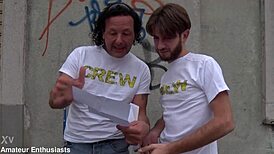 Svetlana gives crazy blowjobs in wild orgy with double penetration.