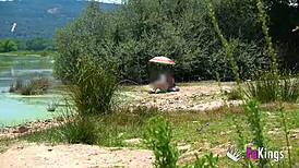 Elena de la Vega picks up guys for outdoor quickies this summer.