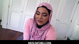 Julz Gotti eagerly sucks Nicky Rebel's cock in this Muslimtabu scene, showing how to blowjob properly.