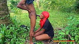 Desperate Latina Queen Fucks Asian Pornstar Outdoors!