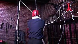 Kinky Nurses Jamie and Denise K Bang Hard in BDSM Dungeon