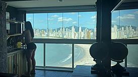 He called me to his duplex and I fucked that pretty black babe hard