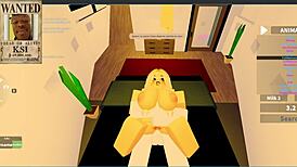 Imagine fucking a young slut in luxurious yacht room during roblox rp