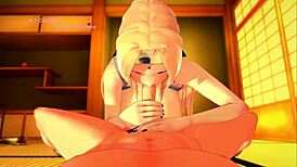 Milf Tsunade Senju Gets Fucked and Creampied in Wet Pussy