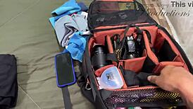 Hot Milf Gives Delicious Blowjob, Swallows Cum Before Train!