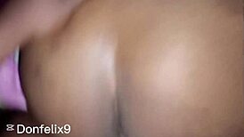 Petite black teen 18+ experiences intense quickie encounter
