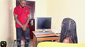 She Fucks Job Applicant In Office