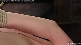 This slim babe with long legs is into slave training 😈