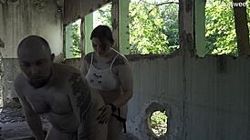 i’m loving dancing and pegging russian style outdoors