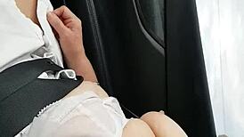 Mature Milf Flashes for Voyeur Truckers