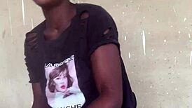 crazybitch enjoys privacy while visiting family