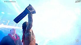 罗曼·雷恩斯大战科迪·罗兹争霸WWE无可争议冠军摔角狂热39