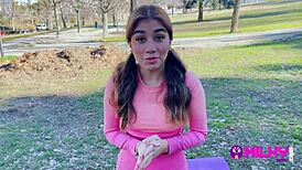 Chubby Fan Fills Peruvian Actress with Milk After Park Meet