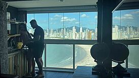 He called me to his duplex and I fucked that pretty black babe hard